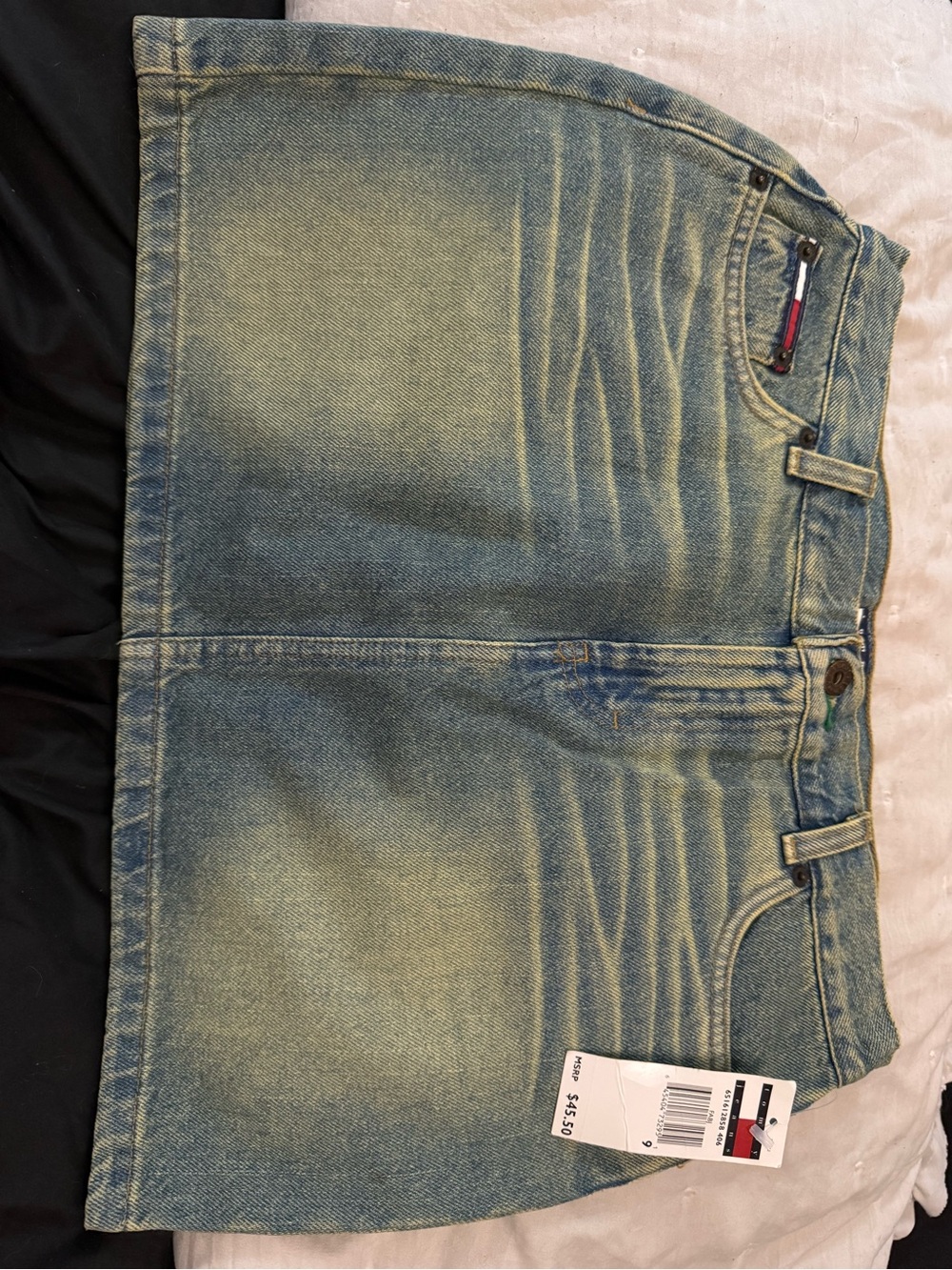 Tommy Hilfiger Light Blue Denim Mini Skirt
